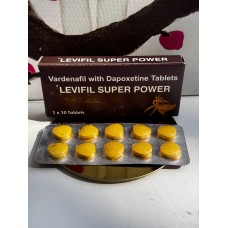 LEVIFIL SUPER POWER для мужчин 10 таблеток (Варденафил 40мг+Дапоксетин 60мг) E-0503 LEVIFIL SUPER POWER для мужчин 10 таблеток (Варденафил 40мг+Дапоксетин 60мг) E-0503
